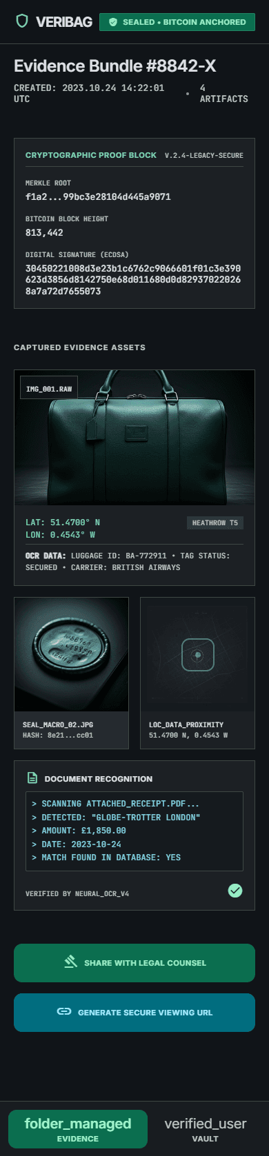 Verifier screenshot